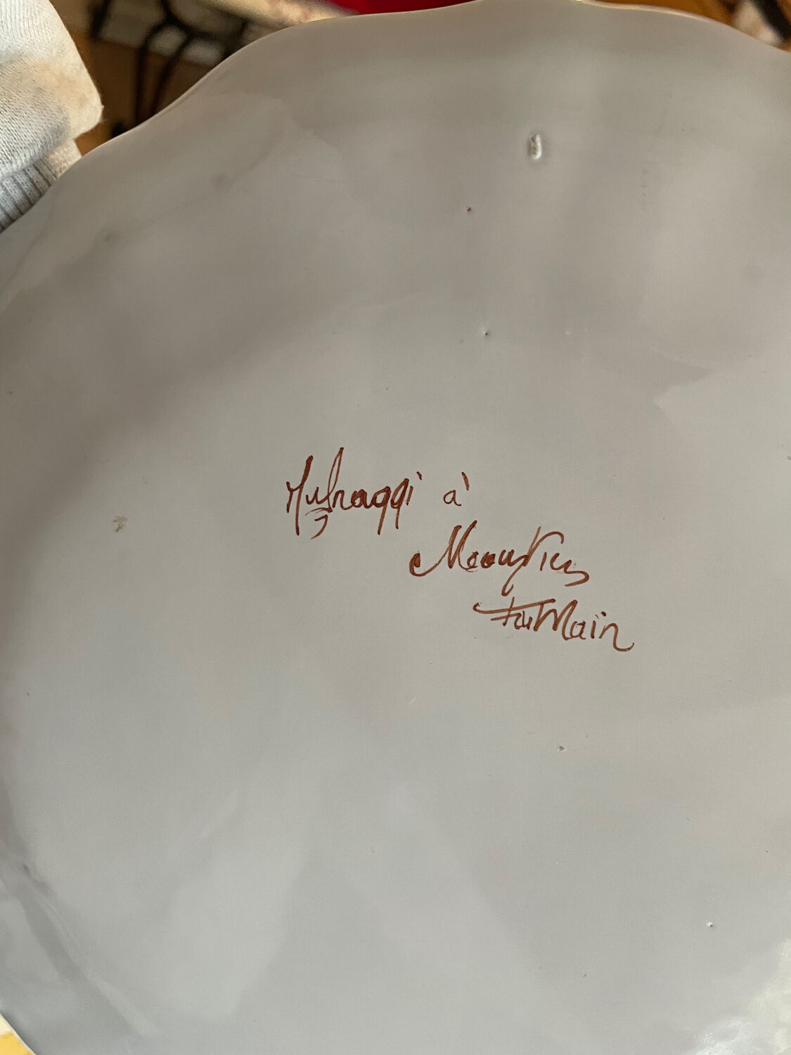 Moustier plate