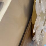 Murano mirror, white butterflies
