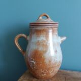 Puisaye stoneware filter teapot, Mallet pottery
