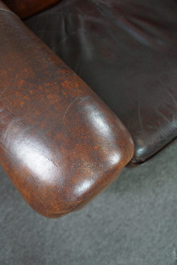 Sheepskin armchair