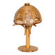Lampe de Bureau Champignon en Bambou et rotin