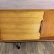 Scandinavian teak and metal sideboard