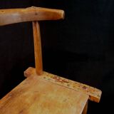 Ancienne et authentique chaise baoulé baule akan - côte d'ivoire