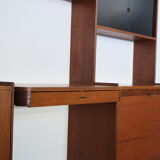 Norwegian Mid Century Modular Standing Shelf, 1960's