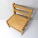 Small vintage combelle wooden chair for children