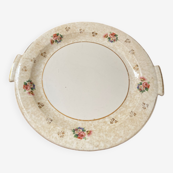 Plat de service ancien en porcelaine