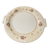 Plat de service ancien en porcelaine