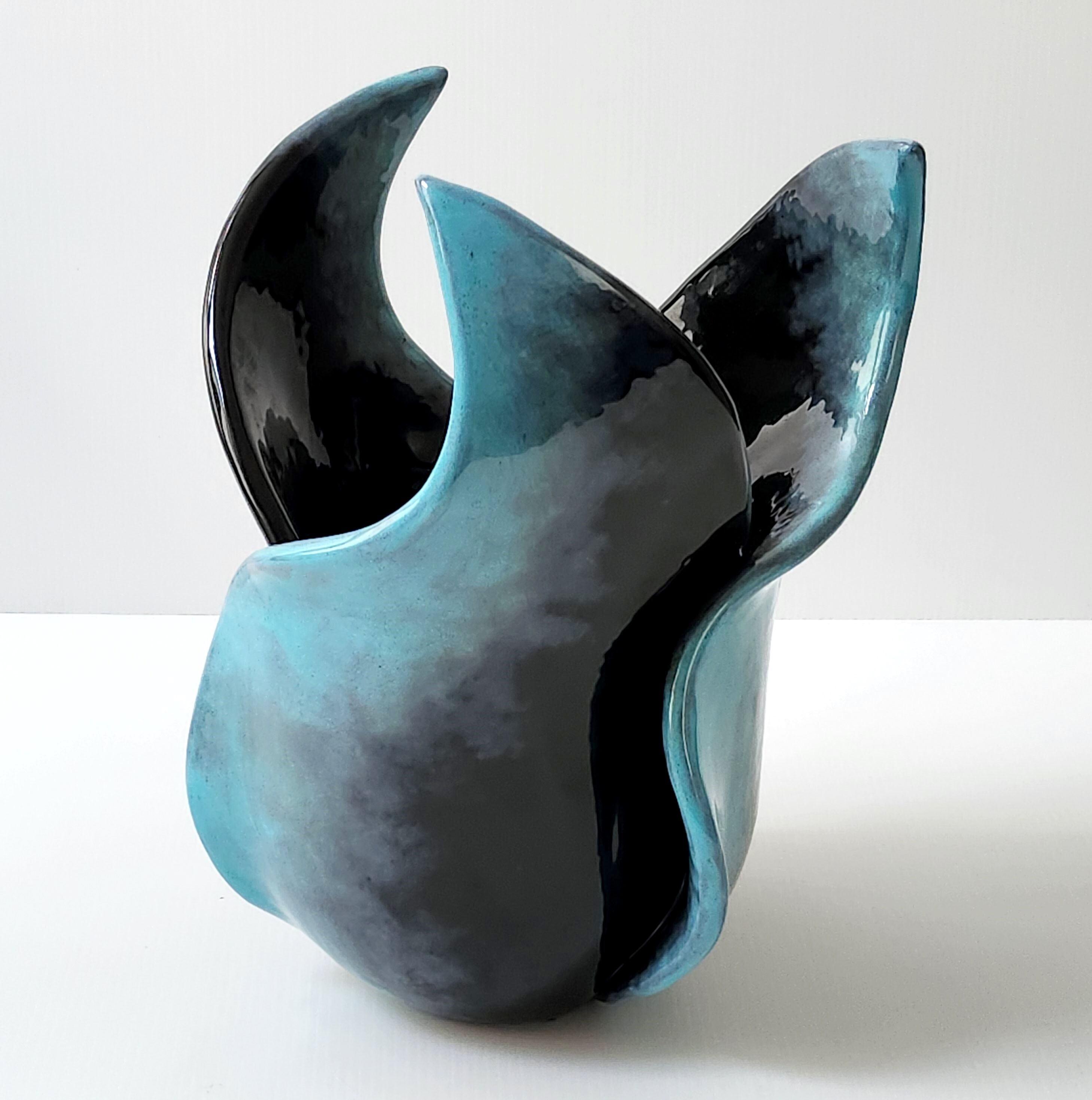 Vintage vase 1950 ceramic Jova