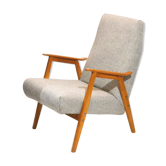 60s Chair reupholstered with hen's feet