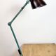 Large Green Industrial Workshop Table Lamp, 1960s