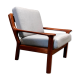 Scandinavian design teak chair stamped 1950
