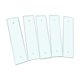 Lot de 5 plaques de propeté en verre PM