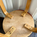 2 vintage Alvar Aalto E60 stools