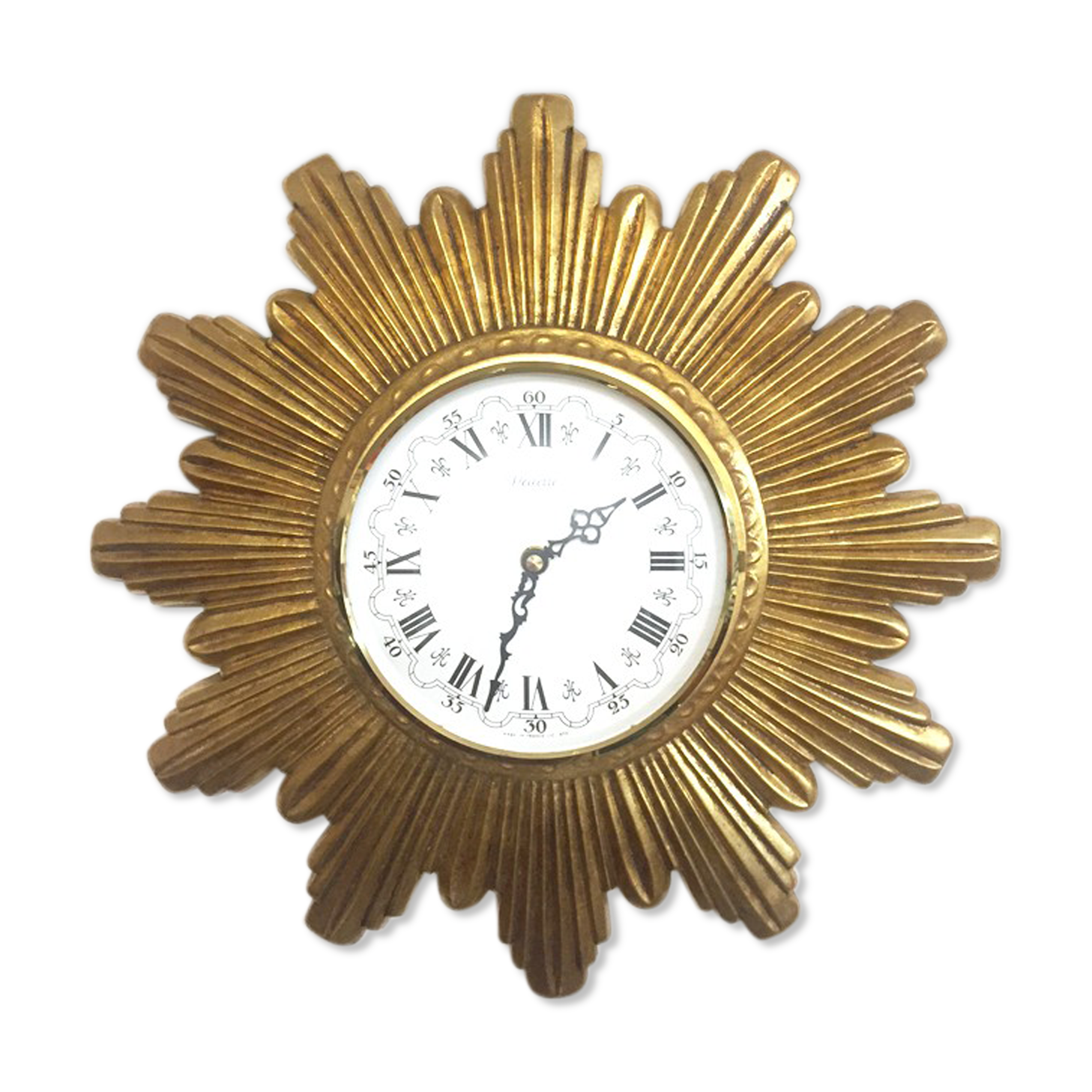 Sun shape featured clock 1960