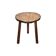French Oak Tripod Stool, 1960s