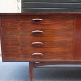 Rosewood and afromosia sideboard