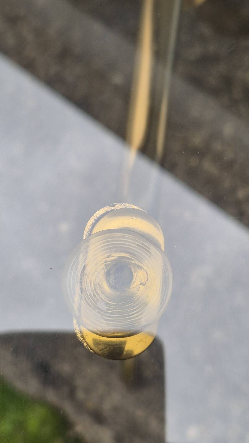 Smoked glass oval table 1970s