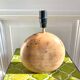 Solid wood ball lamp