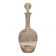 Engraved glass carafe circa 1900