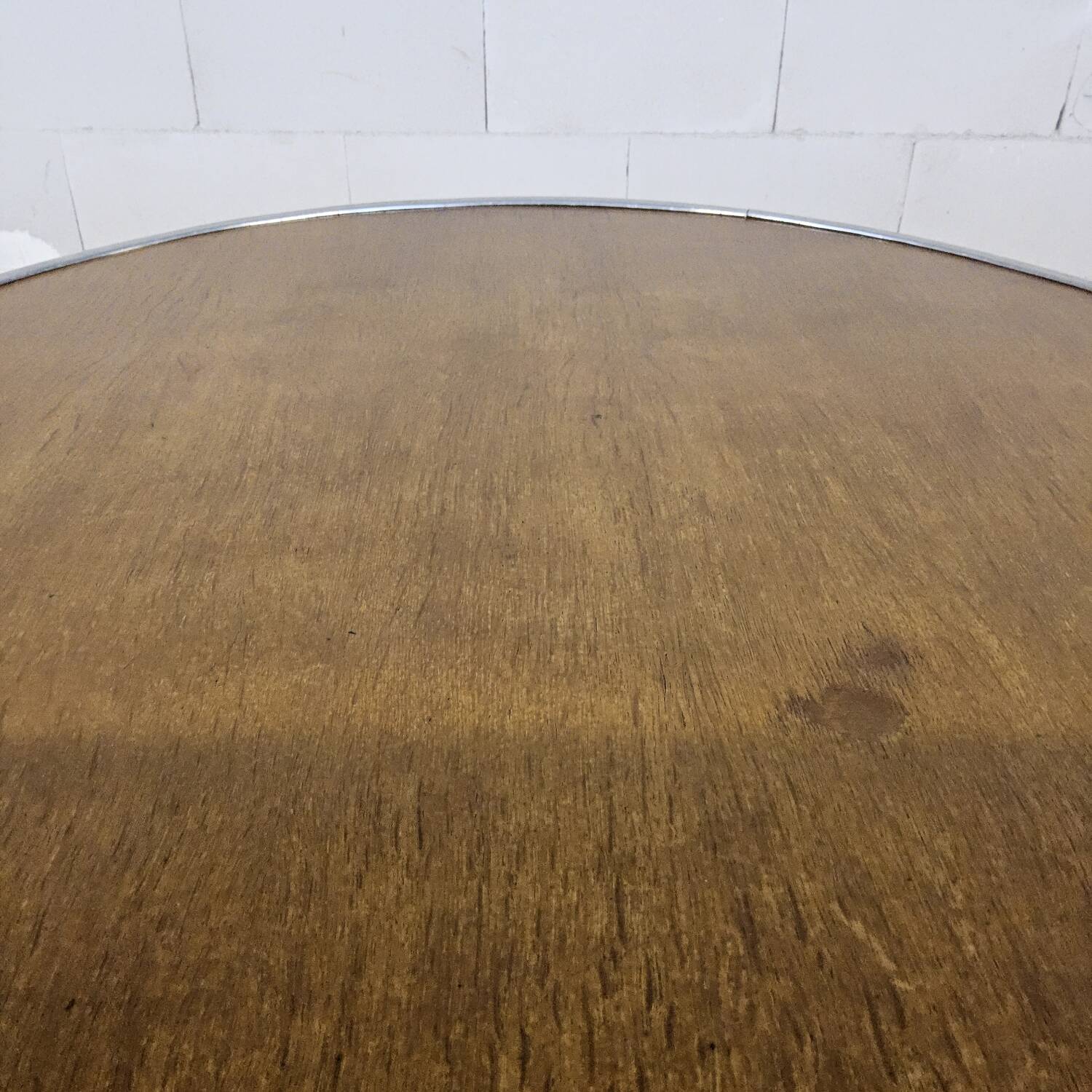 Vintage coffee table - My Home Bas van Pelt (chrome and wood) 1930s