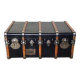 Malle cintrée 1930 bleu marine