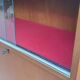 Library secretary of the 50s in blond oak compass feet