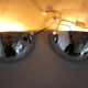 1930s pair of bauhaus chrome plated wall lamps/scones, czechoslovakia