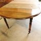 Table 6 feet Louis Philippe with 3 walnut extensions of the 19th siecle