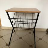 Vintage magazine rack table