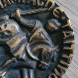 Old bronze cup, ashtray Taittinger