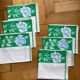 Vintage pink and blue napkins