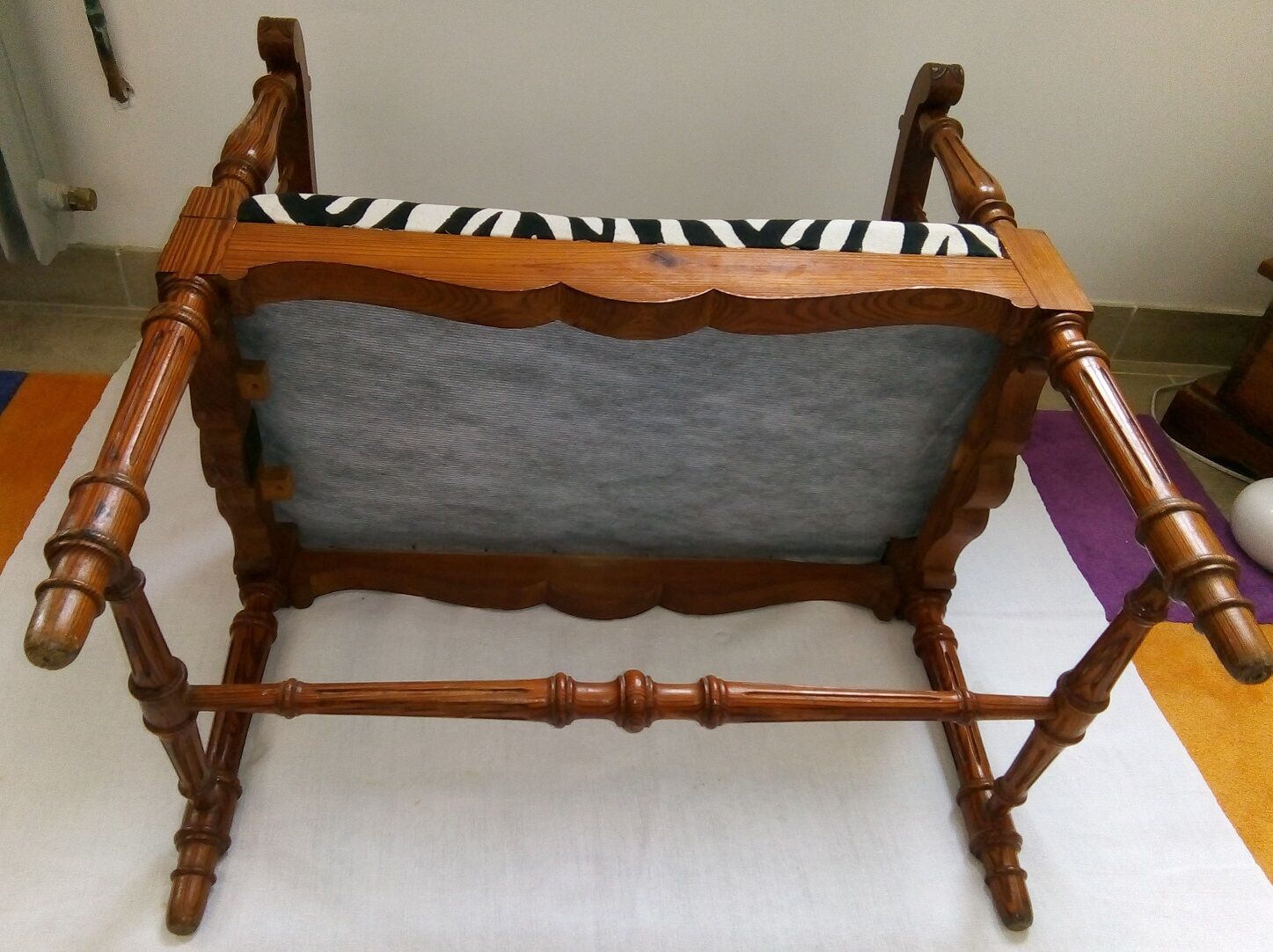 Zebra bench