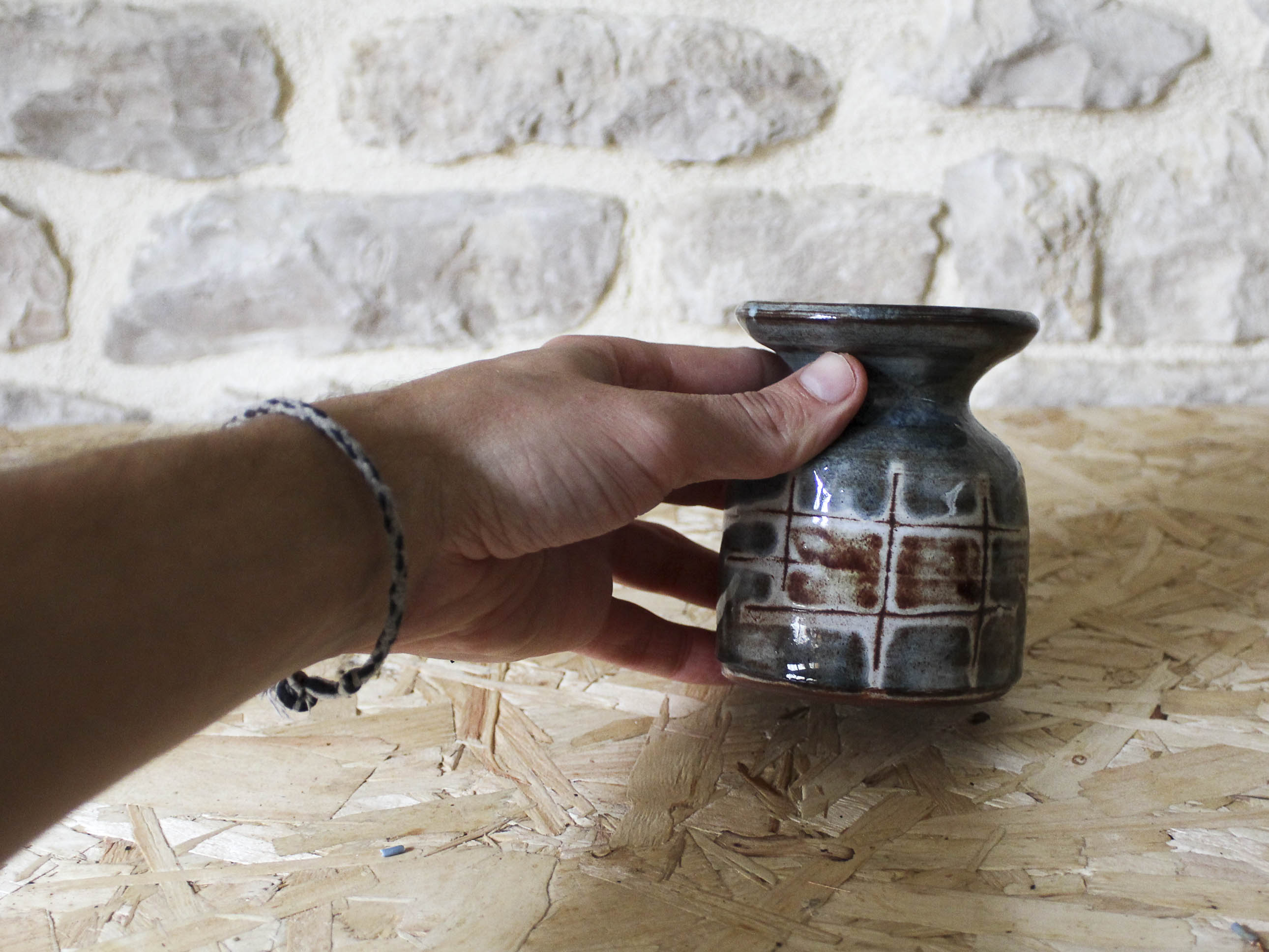 Esther Chureau glazed ceramic vase