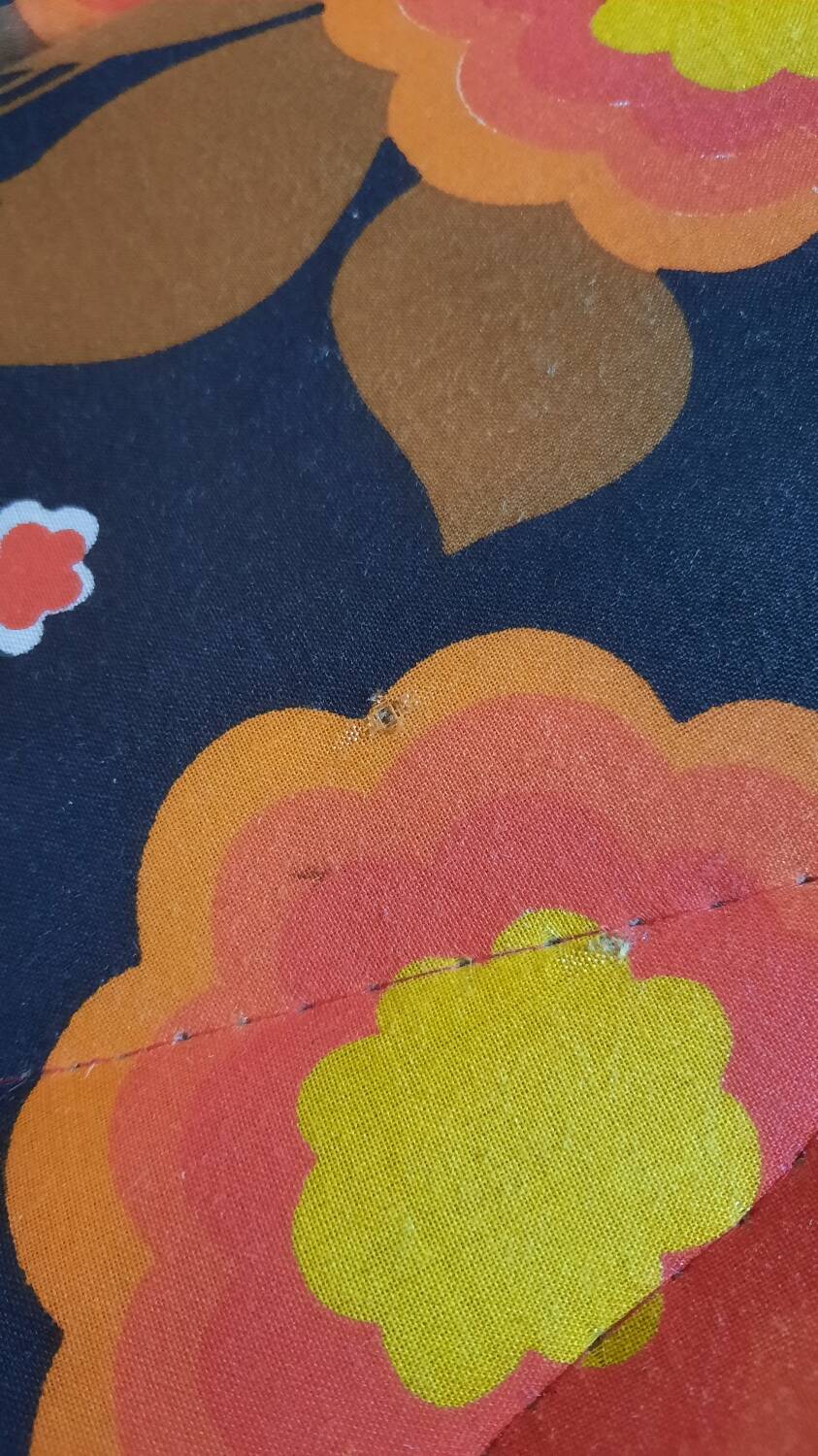 Vintage floral camping folder