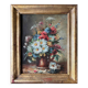 HST painting "Bouquet of wild flowers" signed + frame