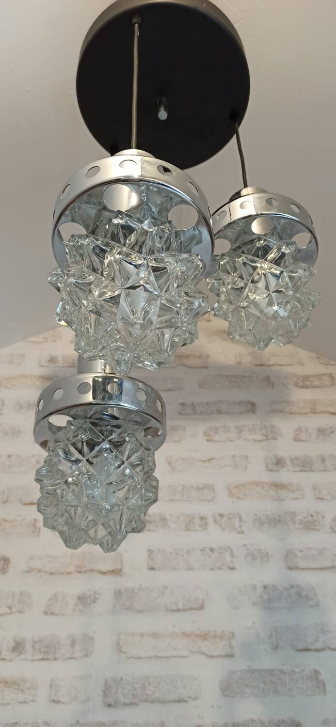 Vintage waterfall pendant light