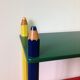 Etagère crayons années 80
