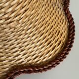 Vintage wicker pendant light