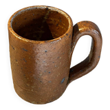 Glazed stoneware mug