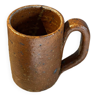 Glazed stoneware mug