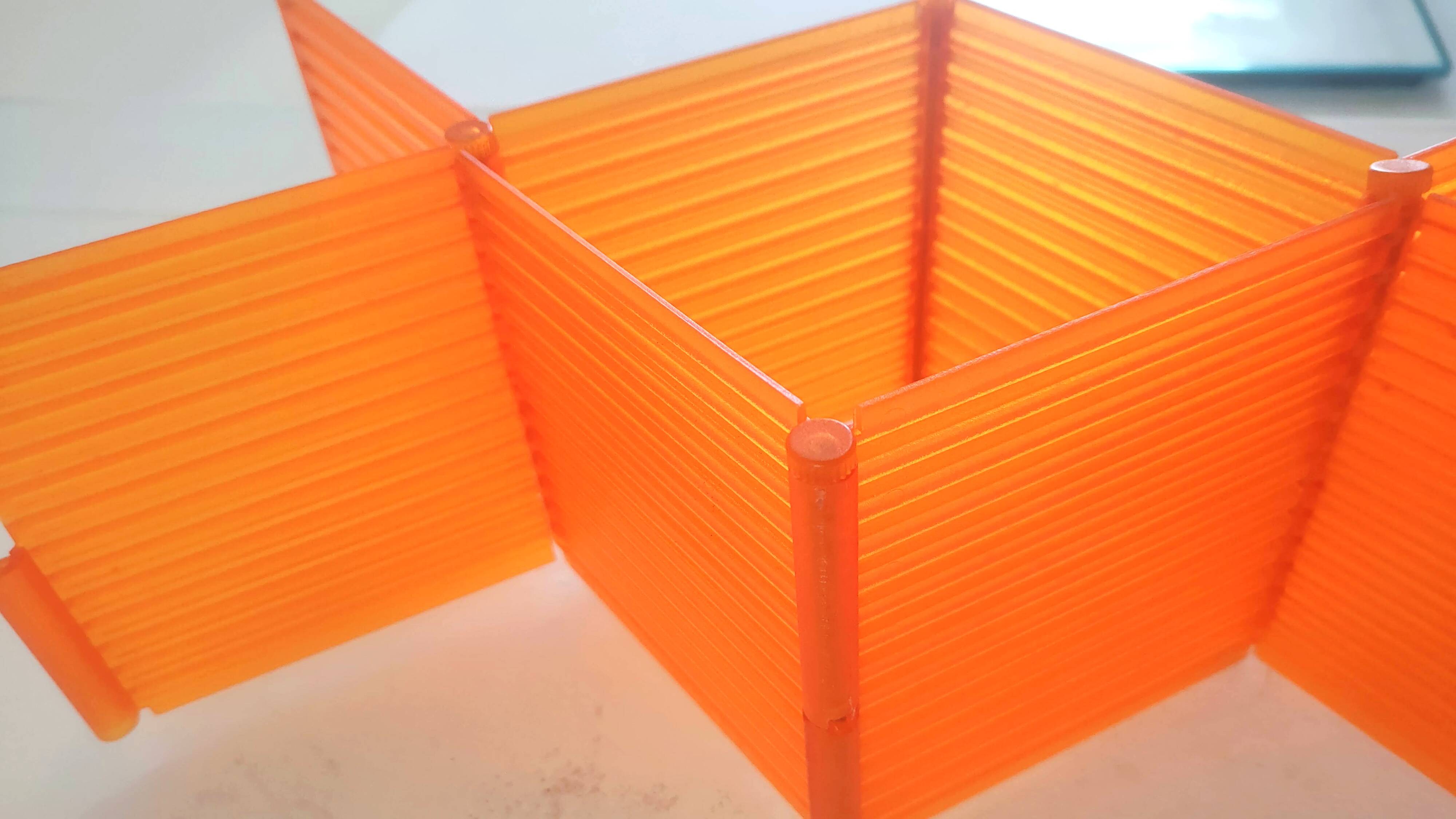 Pair of Ehlen Johansson designer wall shelves from the 90s