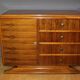 Commode d'époque art déco en noyer vers 1930