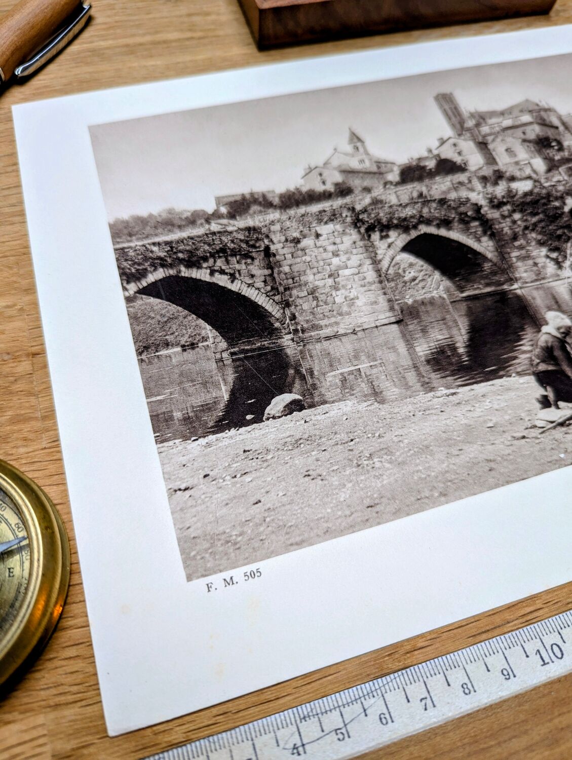 Limoges, Haute-Vienne, photo plate printed in 1942. By Auclair.