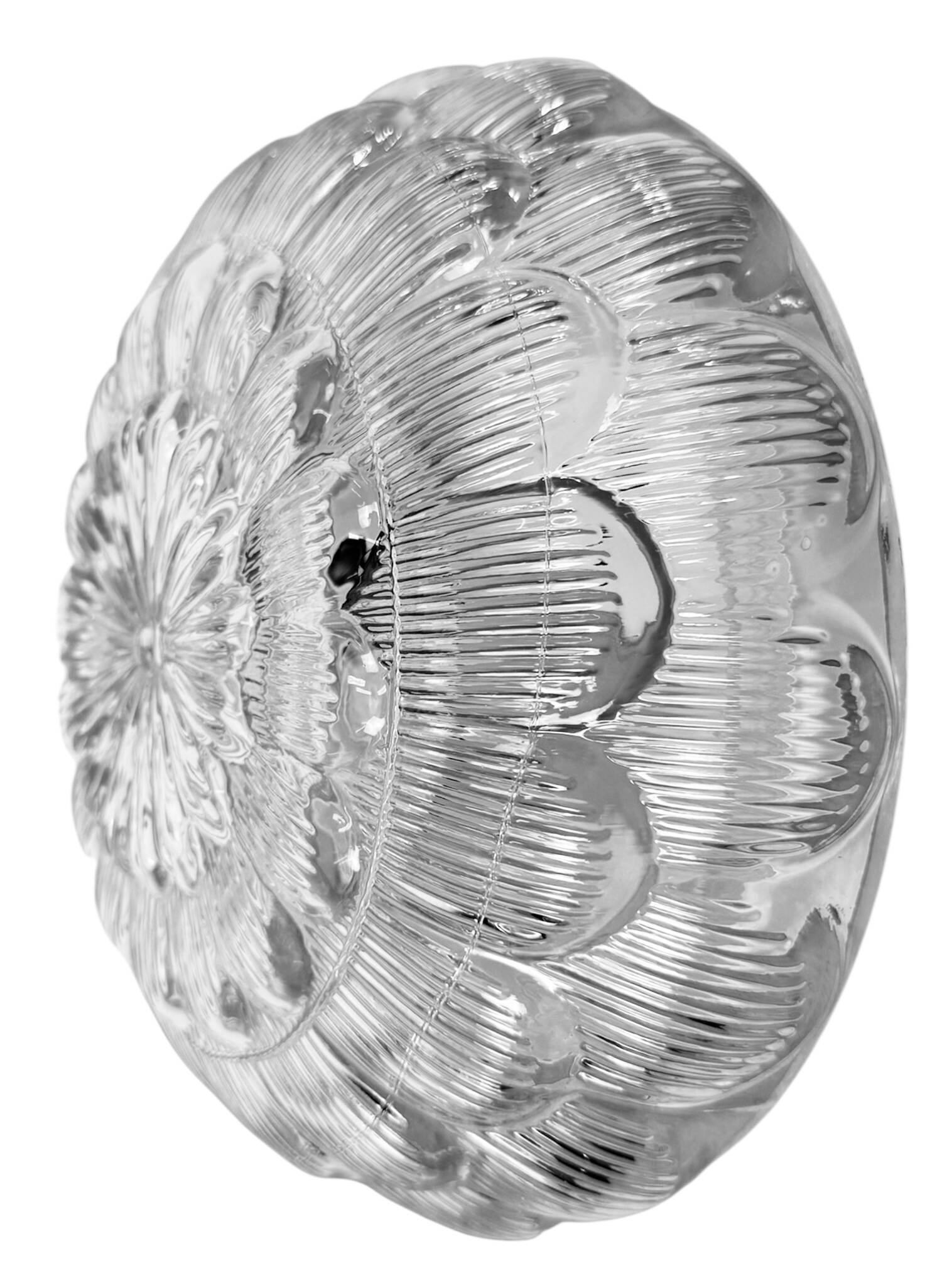 Vintage Glass Wall or Ceiling Light, 1970s