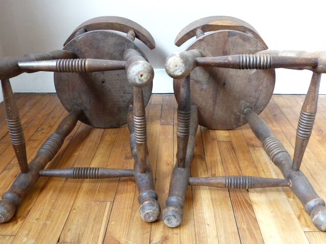 Children's chairs wooden gross 50s