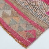 Soft Pink Vintage Runner Rug, 91x304Cm