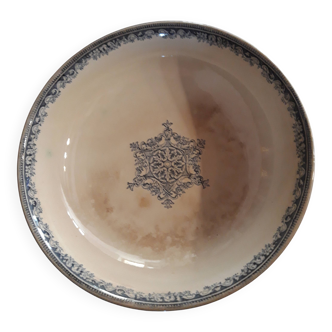 Old Man's Compote Dish - Ironstone, 19th Century