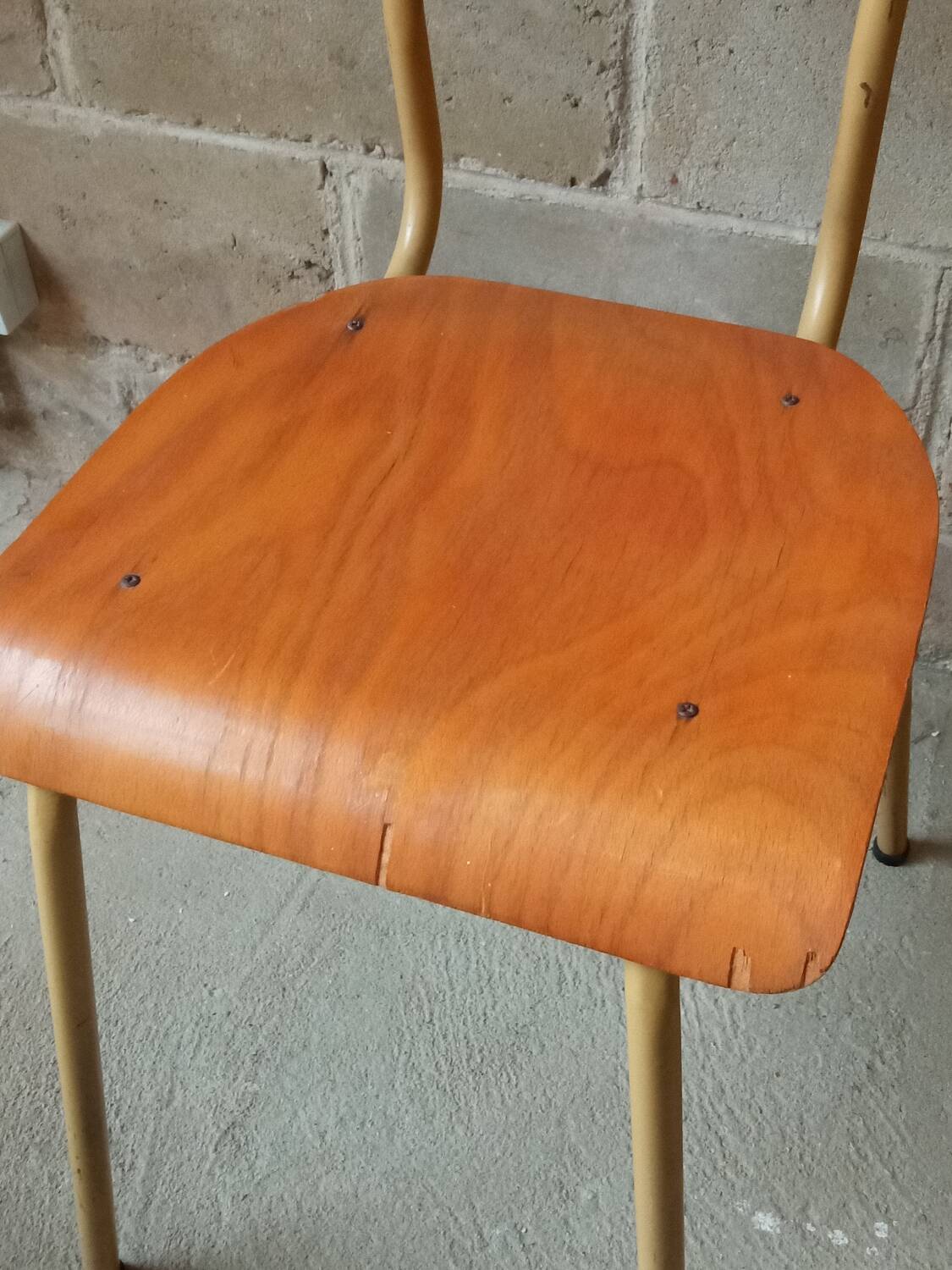 Pair of school chairs