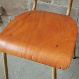 Paire de chaises d'école
