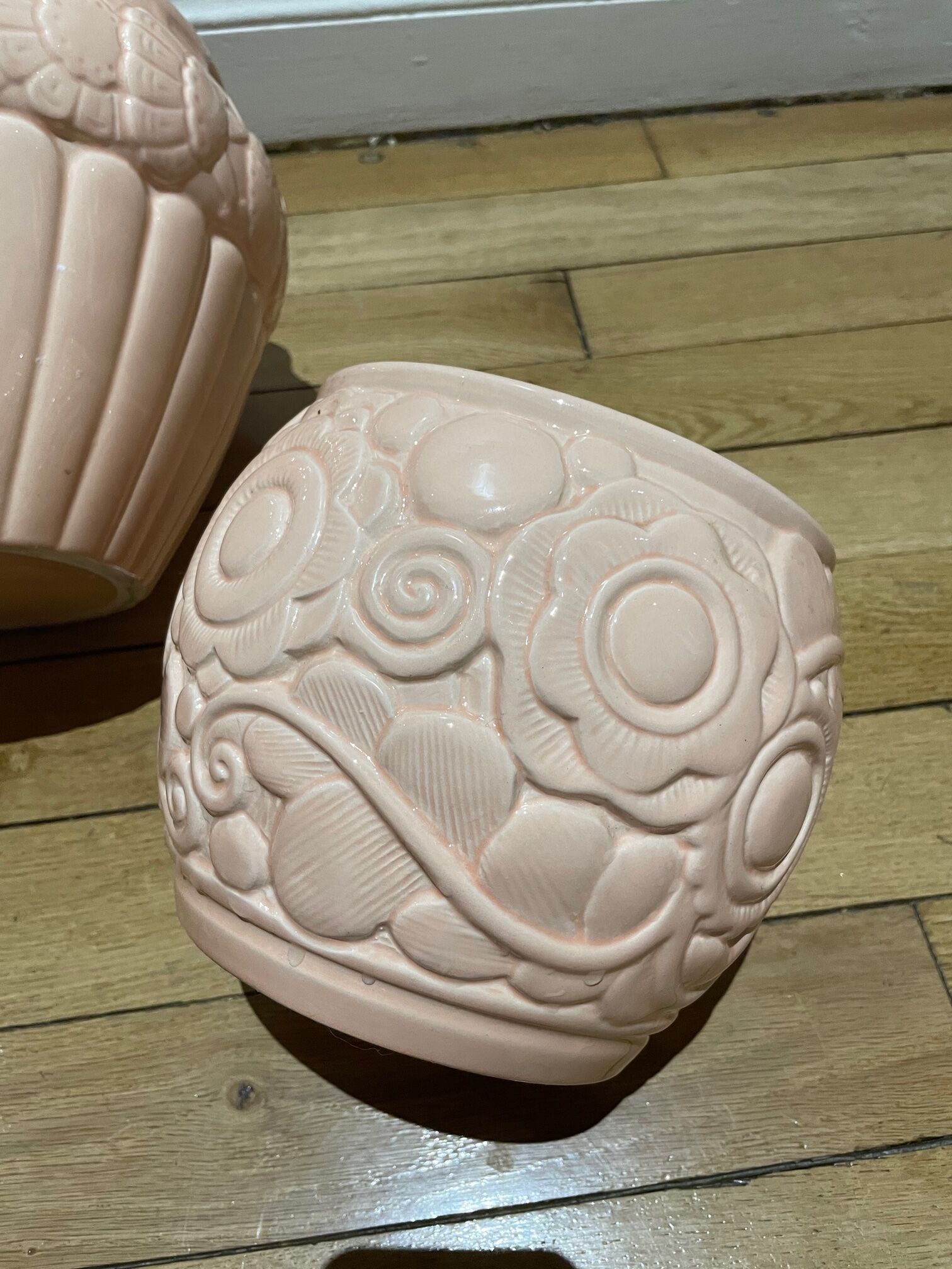 Pair of pot covers in saint clément ceramic